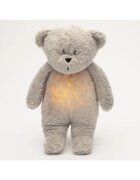 Moonie Bear 2.0 Organic Grey играчка за заспиване с мелодия 1 бр.