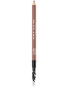 MUA Makeup Academy Brow Define дълготраен молив за вежди с четка цвят Light Brown 12 гр.