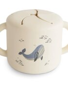 Mushie Baby Snack Cup чаша за закуска Whales 1 бр.