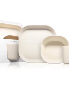 Mushie Dinnerware Set комплект за хранене за деца 6m+ Ivory 3 бр.