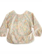 Mushie Long Sleeve Bib лигавник Pastel Blooms 6-24m 1 бр.