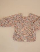 Mushie Long Sleeve Bib лигавник Pastel Blooms 6-24m 1 бр.
