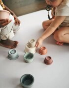 Mushie Stacking Cups Toy играчка 3 в 1 Original 8 бр.