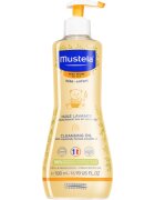 Mustela Bébé Dry Skin почистващо олио за деца от раждането им 500 мл.