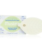 Mustela Family твърд шампоан и душ гел 2 в 1 75 гр.