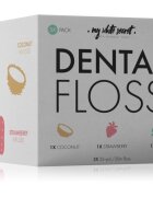 My White Secret Dental Floss конец за зъби Coconut Mint Strawberry 3 бр.
