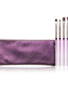 NABLA Cosmetics Amethyst комплект четки за гримиране на очите с калъфка
