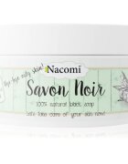 Nacomi Bye-Bye oily skin! черен сапун за лице и тяло 120 гр.