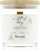 Nacomi Soy Candle Home Fragrances ароматна свещ с дървен фитил 140 гр.