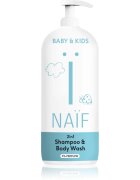 Naif Baby & Kids 2-in-1 детски миещ гел и шампоан без парфюм 500 мл.