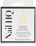 Nail HQ Acetone Free кърпички за премахване на гел-лак без ацетон 10 бр.