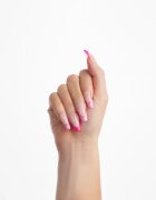 Nail HQ Coffin Pink Contrast French Изкуствени нокти с лепило 24 бр.