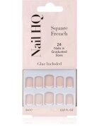 Nail HQ Square French Изкуствени нокти 24 бр.