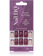 Nail HQ Square Изкуствени нокти Pretty In Plum 24 бр.