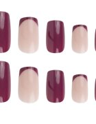 Nail HQ Square Изкуствени нокти Pretty In Plum 24 бр.