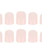 Nail HQ Square Изкуствени нокти цвят Baby Pink 24 бр.