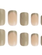 Nail HQ Square Изкуствени нокти Utterly Olive 24 бр.