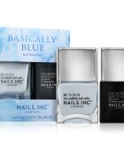 Nails Inc. Basically Blue комплект лак за нокти
