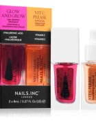 Nails Inc. Glow and Grow & Vit C Please комплект лак за нокти с подхранващ ефект