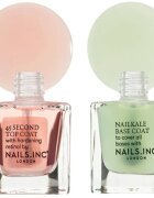 Nails Inc. Treatment Number Ones базов и финален топ лак за нокти мини