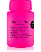 Nails Inc. Vegan Nail Polish Rapid Remover Pot лакочистител без ацетон s vůní kokosu 50 мл.