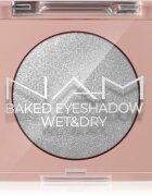 NAM Baked Eyeshadow сенки за очи с блясък 02 Silver Lining 4 гр.