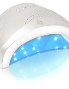 NaniNails NANI Pearl White LED лампа за оформяне на маникюр с гел 1 бр.