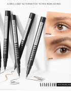 Nanobrow Microblading Pen прецизна водоустойчива очна линия за вежди цвят Dark Brown 1 мл.