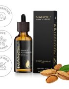 Nanoil Sweet Almond Oil бадемово олио за лице тяло и коса 50 мл.