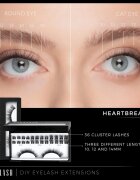 Nanolash DIY Eyelash Extensions лепящи снопчета мигли без възли Heartbreaker 36 бр.