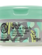 Natura Siberica Polar White Birch ексфолиращи тампони за лице за мазна и проблемна кожа 20 бр.