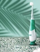 NENO Denti Blue 0-3 y детска електрическа четка за зъби със сменяеми батерии 1 бр.