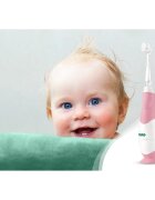 NENO Denti Pink детска електрическа четка за зъби със сменяеми батерии 3 m+ 1 бр.