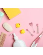 NENO Denti Pink детска електрическа четка за зъби със сменяеми батерии 3 m+ 1 бр.