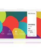 NeoNail Flexi Tips Invisible Изкуствени нокти тип 02 Clear Square 300 бр.