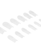 NeoNail Flexi Tips Invisible Изкуствени нокти тип 02 Clear Square 300 бр.