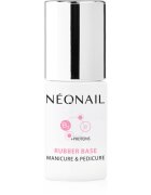 NeoNail Manicure & Pedicure Rubber Base основен лак за нокти с гел с протеин 72 мл.