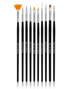 NeoNail Nail Art Brushes комплект четки за нокти 10 бр.