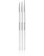 NeoNail Nail Art Brushes комплект четки за нокти 3 бр.