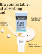 Neutrogena Ultra Sheer Oil Control ултра лек флуид SPF 50+ 50 мл.