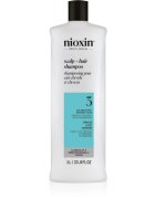 Nioxin System 3 Scalp + Hair Shampoo почистващ шампоан за боядисана и оредяваща коса 1000 мл.