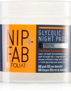 NIP+FAB Glycolic Fix Extreme почистващи тампони за нощ 60 бр.