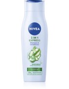 Nivea 2in1 Care Express Protect & Moisture шампоан и балсам 2 в1 250 мл.