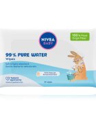 Nivea BABY Pure Water освежаващи мокри кърпички 57 бр.