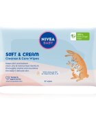 Nivea BABY Soft & Cream почистващи кърпички 57 бр.