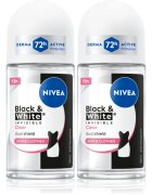 Nivea Black & White Invisible Clear комплект за тяло