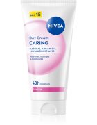 Nivea Caring овлажняващ дневен крем за суха кожа SPF 15 50 мл.