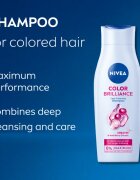 Nivea Color Brilliance грижовен шампоан за боядисана коса 400 мл.