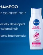 Nivea Color Brilliance грижовен шампоан за боядисана коса 400 мл.