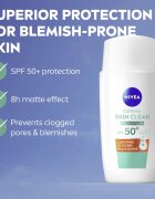 Nivea Derma Skin Clear лек защитен флуид SPF 50+ 40 мл.